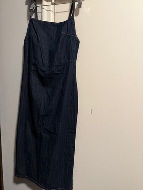 Zara Denim Midi Dress